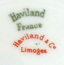HAVILAND LIMOGES ANTIQUE PLATE 7-1/2