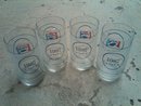 PEPSI COLA 1987 SOFT DRINK SODA POP TUMBLER GLASS RETRO KITCHEN BAR UTENSIL SET
