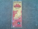 HOT FOOT SHOE BOOT INSERT WEATHER SHIELD SPORTS EQUIPMENT PAUL REED CHARLEVOIX MICHIGAN ADVERTISING CARD PACKAGE