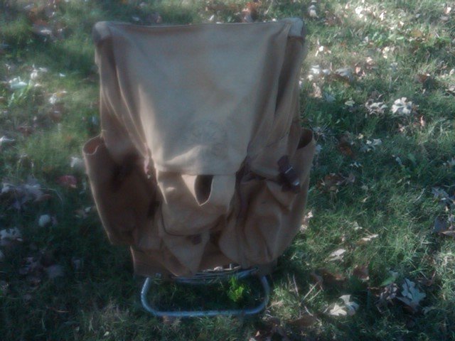 BOY SCOUT HIKING BACKPACK CANVAS KNAPSACK HIKE PACK 1960'S ERA SCOUTING ACCESSORY OUTDOOR APPAREL EQUIPMENT