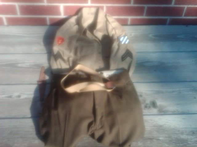 UNITED STATES ARMY MILITARY KOREAN WAR ISSUE UNIFORM SHIRT BELT PANTS VINTAGE SOLDIER APPAREL