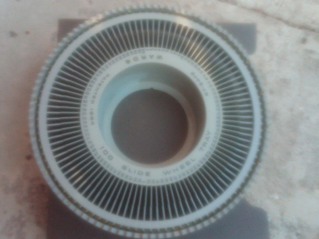 Wards Photo Picture Slide Wheel Tray Retro Electronic Projector Accessory