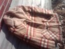 LEE WALD RETRO PLAID BUTTON STYLE JACKET CAMPUS TYPE WINTER COAT FAUX SHEEP SKIN