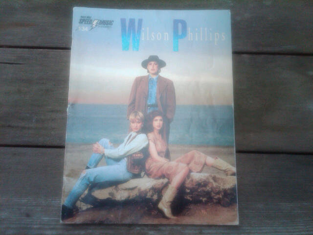 WILSON PHILLIPS HOLD ON SHEET MUSIC BOOKLET 1990 BALLAD BAND COLLECTIBLE