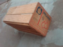PEAR FRUIT PRODUCE CRATE WOODEN SHIPPING BOX FRUTANA SANTIAGO CHILE ADVERTISING