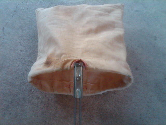 CHAMPION BRAND CLOTHESPIN STORAGE BAG COTTON SACK MINNEAPOLIS MINNESOTA ADVERTISING HOUSEHOLD UTENSIL