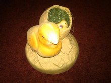 PAPER MACHE CHICKEN EASTER CHICK HOLIDAY DECORATION DEPRESSION ERA ORNAMENT