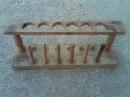 WOODEN TEST TUBE RACK SPICE HOLDER SCHOOL BIOLOGY PHYSICS LABORATORY UTENSIL SCIENCE TOOL