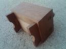 OAK WOOD SHOE SHINE BOX BOOT FOOTWEAR CARE STORAGE CASE HINGED TRUNK
