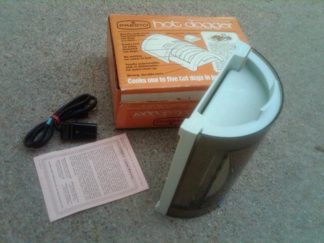 PRESTO HOT DOGGER POLISH FRANK DOG ELECTRIC COOKER KITCHEN HOUSEHOLD APPLIANCE