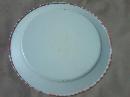 RETRO CHECKERBOARD BAR B Q PLATTER PAINTED TIN METAL FOOD SERVING TRAY DECORATIVE PLATE
