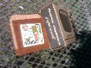MANHATTAN RETRO PATTERN CORK COASTER BAR TABLE ACCESSORY WALNUT WOOD KITCHEN UTENSIL ORIGINAL CARDBOARD BOX