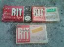 RIT CLOTHING DYE CLOTH TEXTILE TINT ADVERTISING CARDBOARD BOX