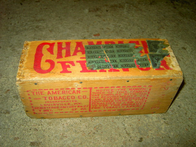 PIPER HEIDSIECK TOBACCO BOX DOVETAIL CRATE CHAMPAGNE FLAVOR