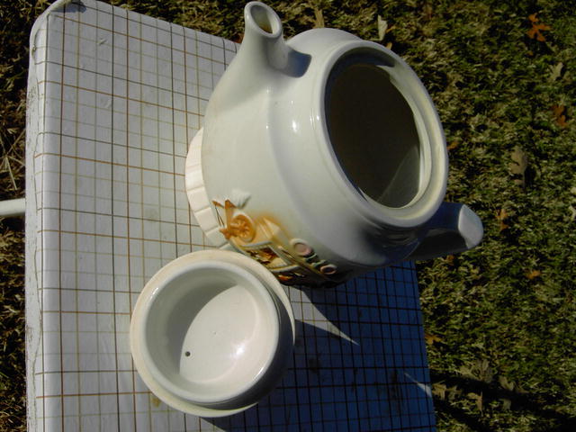 PORCELIER COLONIAL TEAPOT HOT BEVERAGE PITCHER SERVING UTENSIL