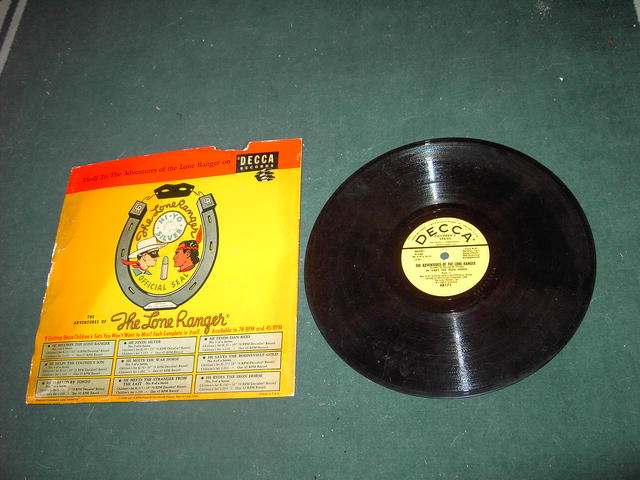 LONE RANGER COWBOY RECORD
