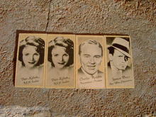 HOLLYWOOD MOVIE STAR CARD SCALE WEIGHT VENDING MACHINE PICTURE