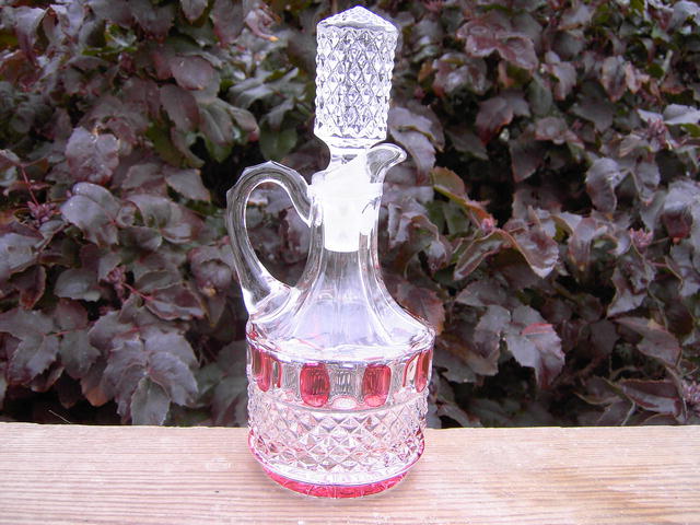 MULBERRY CRUET PITCHER VINEGAR OIL DISPENSER