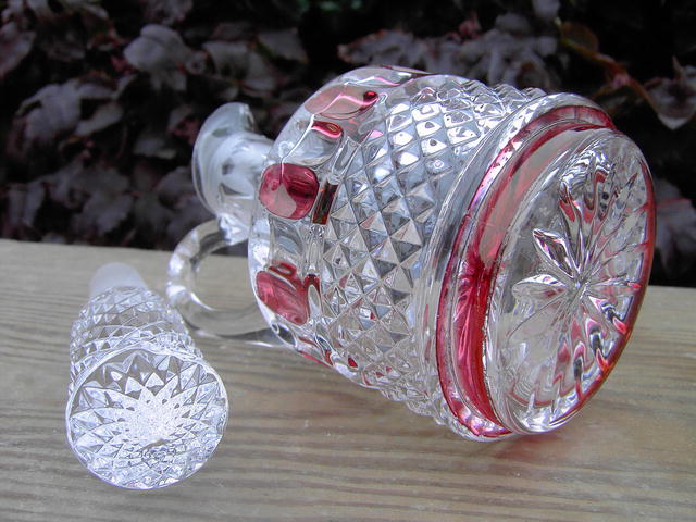 MULBERRY CRUET PITCHER VINEGAR OIL DISPENSER