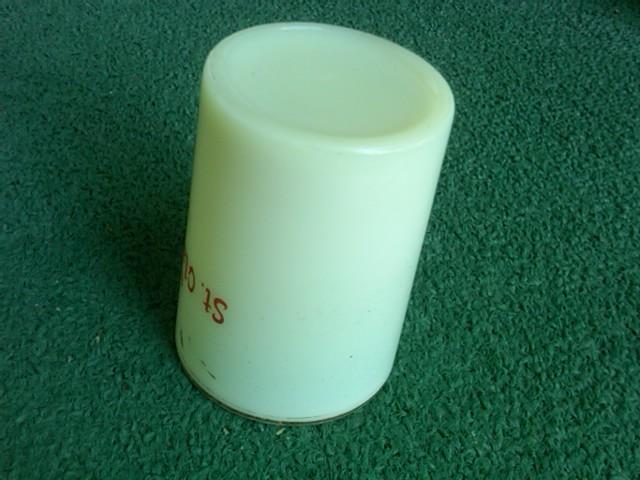 ST CLAIRSVILLE OHIO CUSTARD GLASS CUP SOUVENIR TUMBLER