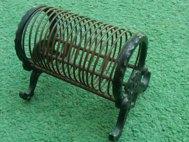 CAST IRON DESK ACCESSORY VICTORIAN ERA ENVELOPE PAPER CARD ORGANIZER DIAMOND BRAND HOUSEHOLD TOOL