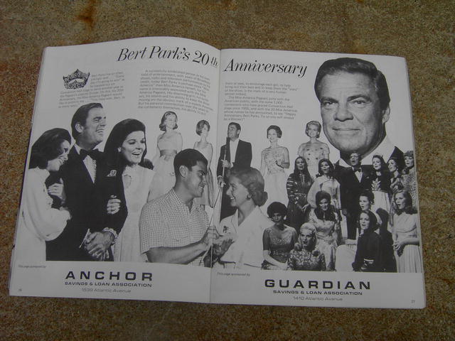 MISS AMERICA PAGEANT PROGRAM 1974 BERT PARKS 20TH ANNIVERSARY