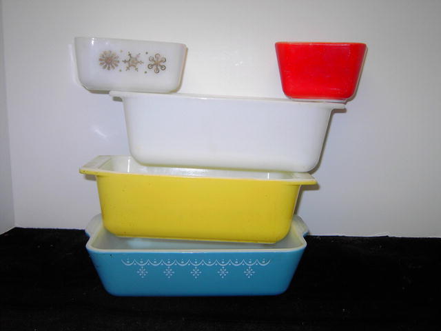 PYREX REFRIGERATOR DISH BAKING BOWL FOOD STORAGE CONTAINER