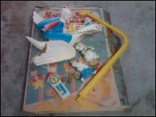 MOTHER GOOSE MOBILE BABY CRIB BEDROOM MOTION TOY ORIGINAL SANITOY USA MADE CARDBOARD BOX