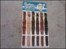 WATCHBAND DISPLAY SOUTHERN GENTLEMAN RETRO ERA WRIST APPAREL WESTERN STYLE LEATHER WATCH ACCESSORY