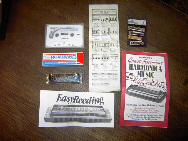 HOHNER HARMONICA INSTRUMENT INSTRUCTION TAPE DIRECTIONS