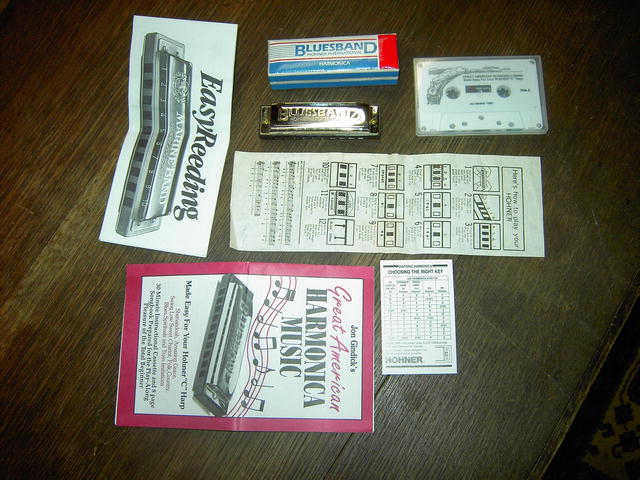 HOHNER HARMONICA INSTRUMENT INSTRUCTION TAPE DIRECTIONS
