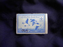 MIGRATORY BIRD DUCK HUNTING STAMP 1948 1949 BUFFLEHEAD