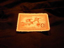 MIGRATORY BIRD DUCK HUNTING STAMP CANVASBACK 1935 1936
