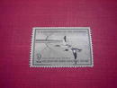 MIGRATORY BIRD DUCK HUNTING STAMP 1956 1957 AMERICAN MERGANSER