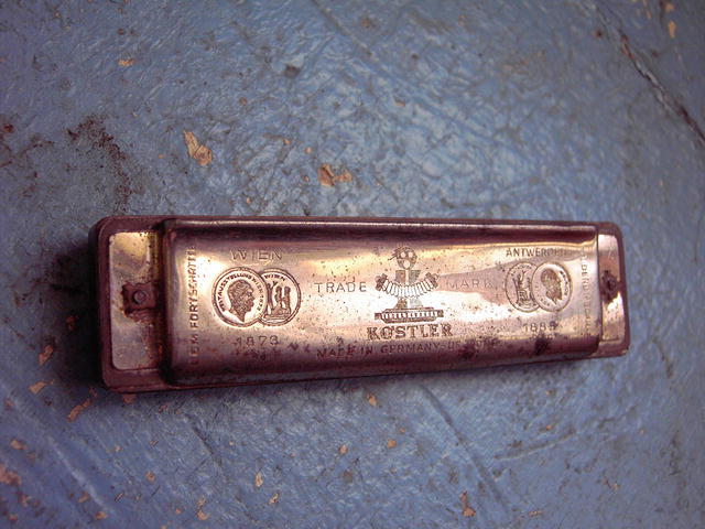 GERMAN HARMONICA MUSICAL INSTRUMENT KOSTLER TRADE MARK U S ZONE