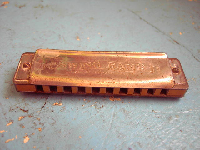 GERMAN HARMONICA MUSICAL INSTRUMENT KOSTLER TRADE MARK U S ZONE
