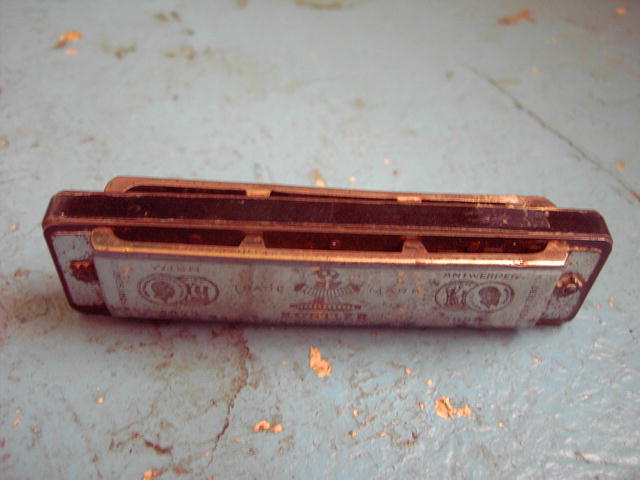 GERMAN HARMONICA MUSICAL INSTRUMENT KOSTLER TRADE MARK U S ZONE