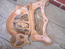 FAIRFIELD IOWA LOUDEN JUNIOR HAYRICK BARN PULLEY HAYLOFT HAYMOW TOOL CAST IRON FARM RANCH WHEEL