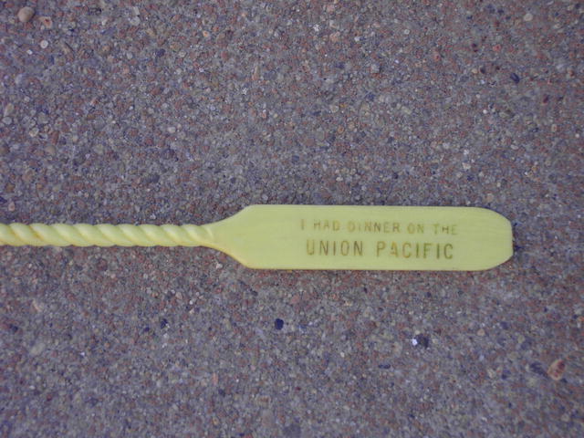 UNION PACIFIC RAILROAD COCKTAIL SPOON STIR UTENSIL