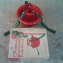 STEEL CHRISTMAS TREE STAND CRUNDEN MARTIN ST LOUIS MISSOURI ORIGINAL CARDBOARD BOX