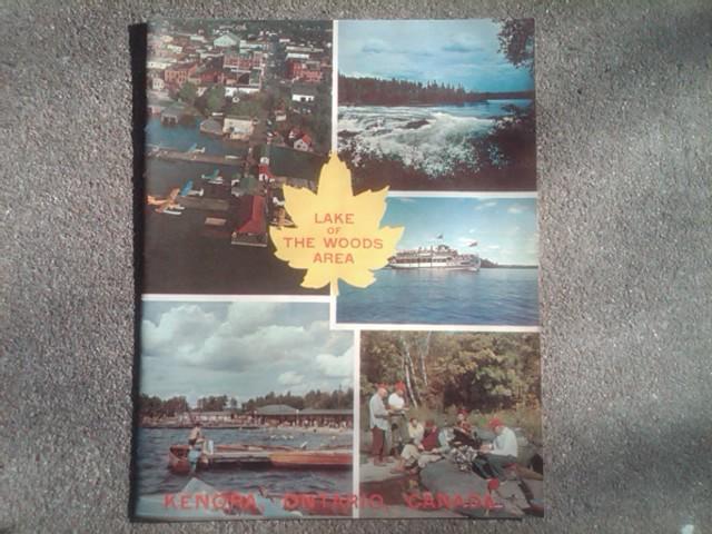 KENORA ONTARIO CANADA LAKE OF WOODS TOURIST BOOKLET TRAVEL GUIDE