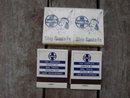 SANTA FE RAILROAD MATCHES FULL MATCHBOOKS INDIAN KID SUPERIOR MATCH CHICAGO ILLINOIS