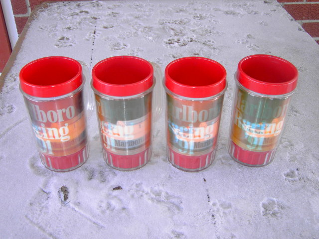 MARLBORO INDY CAR AUTO RACING MUGS 1991 PUNCH USA