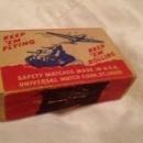 Universal Matchbox St Louis Missouri Cardboard Advertising Keep Em Rolling Flying United States Military Collectible World War Two Era Household Good