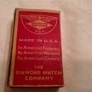 Peerless Diamond Matches Cardboard Matchbox USA American Made Household Good