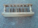 WOODEN TEST TUBE RACK SPICE HOLDER SCHOOL BIOLOGY PHYSICS LABORATORY UTENSIL SCIENCE TOOL