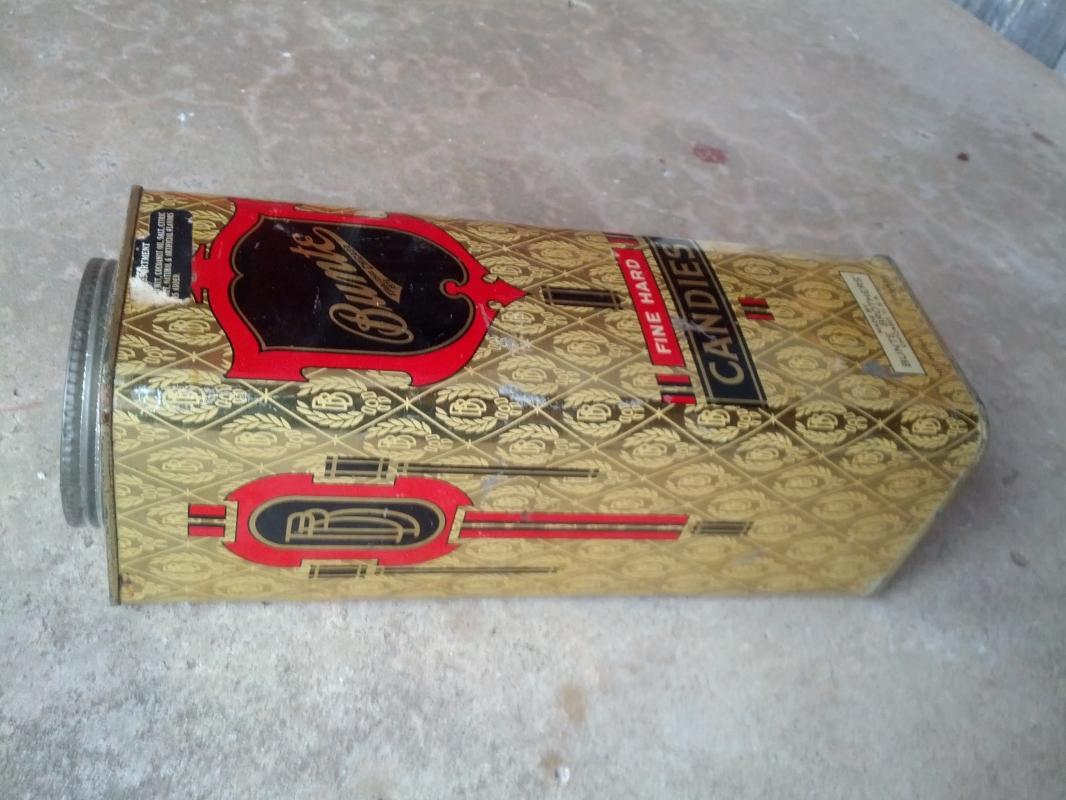 bunte brothers chicago illinois fine hard candy can tin cannister