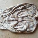 lee cowboy western wear long sleeve shirt gray orange yellow plaid pearl snap buttons american made garment
