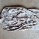 lee cowboy western wear long sleeve shirt gray orange yellow plaid pearl snap buttons american made garment