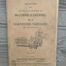 mccormick deering international harvester chicago illinois thresher number 8 owners manual instruction book parts list pamphlet farm ranch booklet